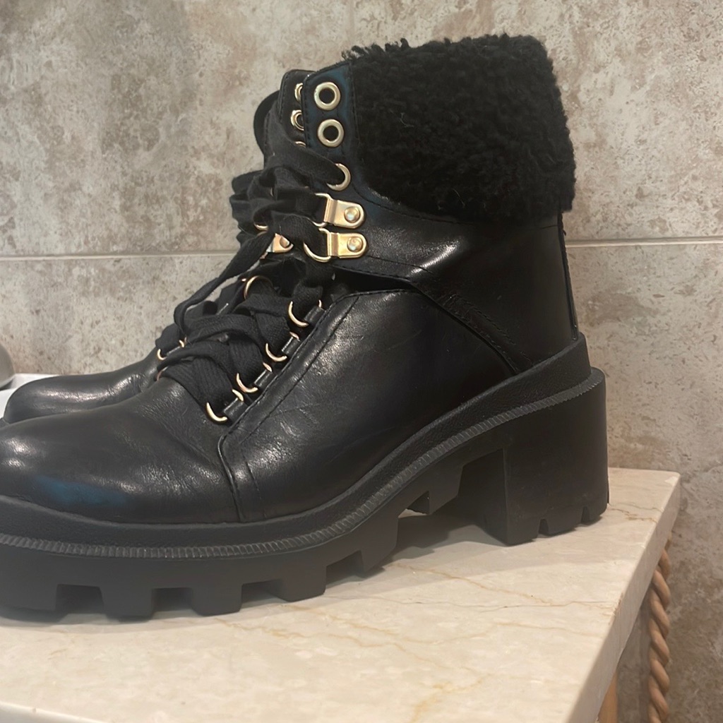 Alice And Olivia Combat Boots Size 36 1/2